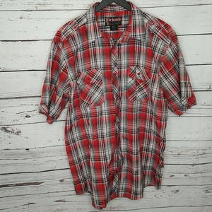 Blac‎ Lacque Red Plaid Shirt